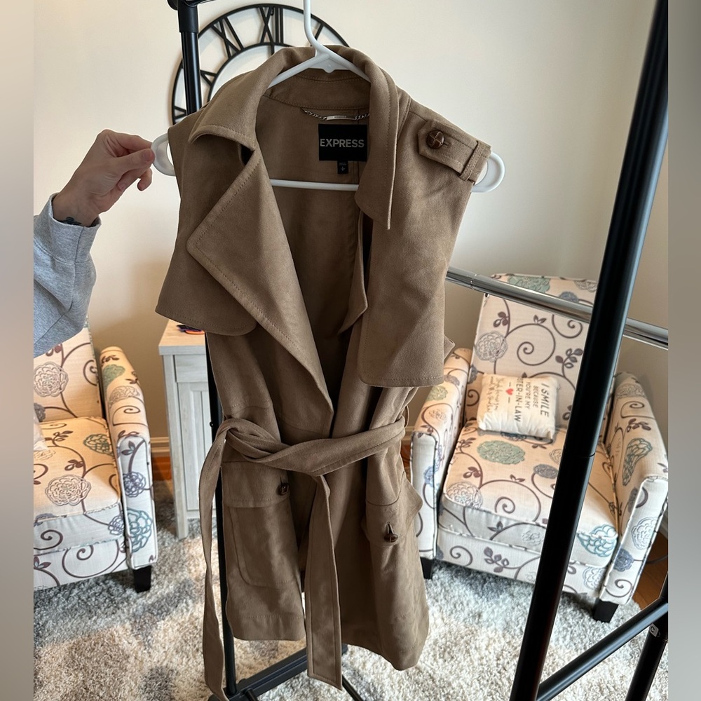 Suede Vest from Express